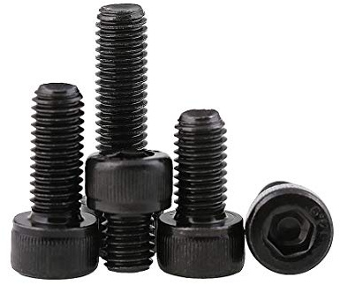 DRENECO Tornillos de Cabeza Hexagonal de Acero al Carbono Tornillos de Cabeza Allen, M10*140mm,3 piezas