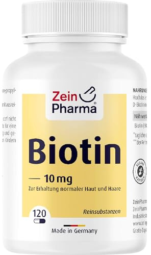 BIOTIN 10 mg Kapseln hochdosiert, 120 St