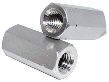 Sechskantmuffen M6X30 5 Stück Gewindemuffen Außensechskant SW 10 Art. 9071 A2 Edelstahl
