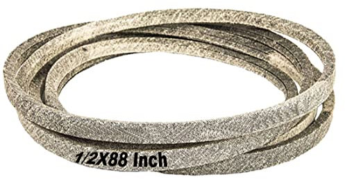 (A86) La courroie triangulaire d'emballage à sec en Kevlar de 0,5 x 88 754-0291A 954-0291A 532131290 532126520 532419271 convient à AYP John-Deere MTD