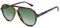SOJOS Polarisiert Sonnenbrille Herren Damen Retro Quadratisch Brille 70er Vintage Groß Sonnenbrille SJ2201 mit UV400 Schutz, Schildpatt Rahmen/Grün Linse