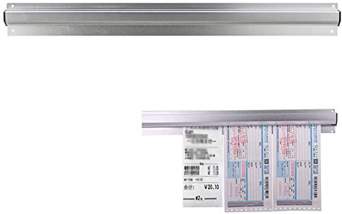 Restaurant Order Grabber,45cm Tab Grabber Kitchen Order Holder Aluminium Order Tab Grabbers Folder Wall-Mounted Ticket Rack Holder Bill Receipt Hanging Rack Ticket Grabber for Food Hold Orders