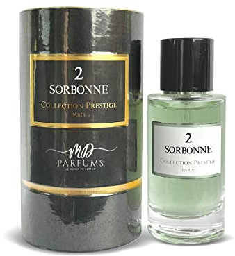 MDPARFUMS Eau de Parfum Sorbonne I 50 ml Made in Frankreich I Sorbonne Nr. 2– Kollektion Prestige Paris I Parfüm für Damen und Herren