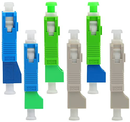 Adaptateur fibre SC (mâle) vers LC (femelle) convertisseur APC/UPC monomode et multimode hybride combinaison adaptateur optique