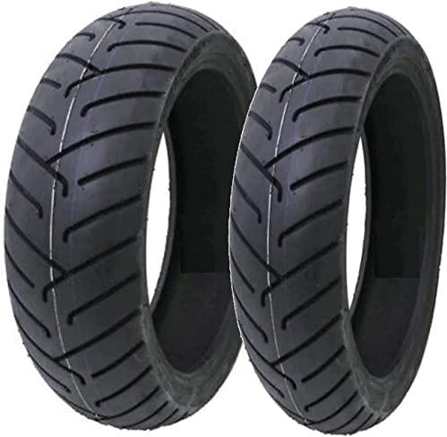 Paar Reifen Deestone 100/80–16 + 120/80–16 D805 Vulkanisierte Reifen Kompatibel Mit Honda SH 125/150