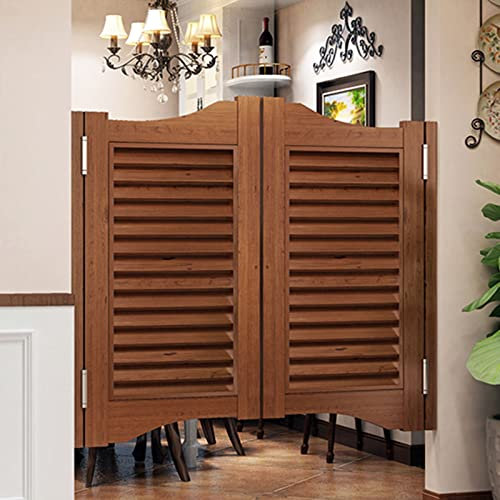 Saloontür Schwingtüren für Küche Und Badezimmer aus Holz, Retro-Saloon-Türen für Farm Home Store Bartheke, Inneneingangsdekorationstüren mit Scharnieren ( Color : Style1 , Size : W125xH90cm/49.2x35.4