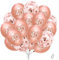 Womens 40th Birthday Balloons Rose Gold 40th Birthday Decorations for Women Party Balloons 20 Pack by Wonsta