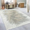 Teppich-Traum Eleganter Teppich Wohnzimmer Schlafzimmer modern hochwertig edel Gold/Silber/Bronze Glanzeffekt Creme 140 x 200 cm