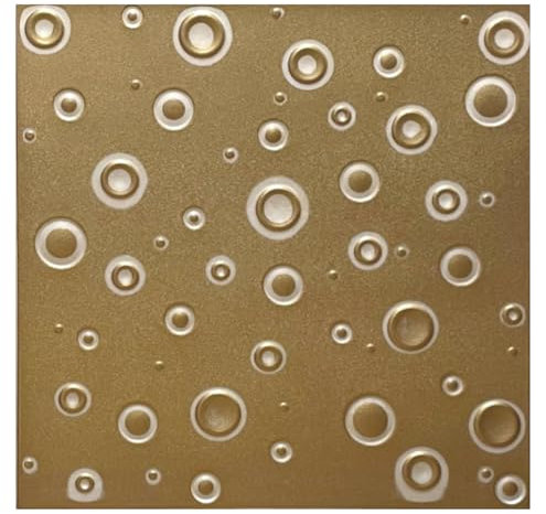 3D Paneele, Polystyrol Paneele, Retro Deckenpaneele, 3D Wandpaneele, Dekoren, Decken - Vintage Wandverkleidung, 3mm dick - 50x50cm / 6m² - 24 Stück (08-Zl-29)