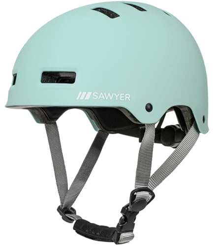Sawyer Bikes - Casco Deportivo Ajustable (Mint, M)