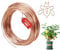 FIFIBANG 10M Kupferdraht, Ø3mm Copper Wire, T2 Reiner Kupferdraht Blank, Basteldraht Schmuckdraht, Gardening Kupferdraht, Kupferspulen für Garten, Pflanzen und Gemüseanbau DIY