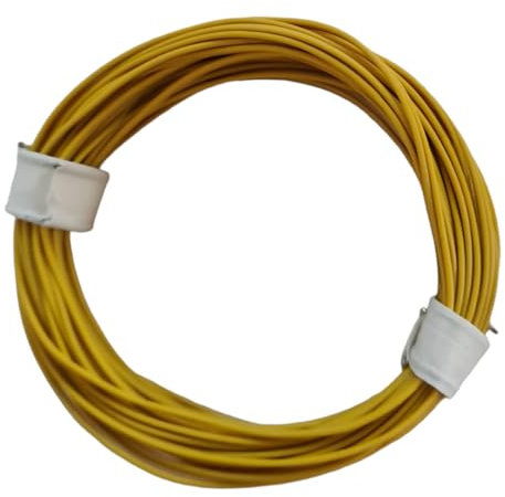 BELI-BECO L210/5 Kabel - Kupferlitze 2 x 0,08 mm² - 5 m Ring (gelb)