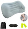 Coussin gonflable de camping de compression, oreiller gonflable ultra léger, coussin de soutien de cou lombaire ultra-léger pour le camping, la randonnée, la plage, la pêche