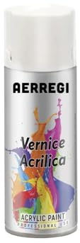 AERREGI Bomboletta di Vernice Spray Acrilica in diversi Colori Ral (RAL 3009 ROSSO OSSIDO)