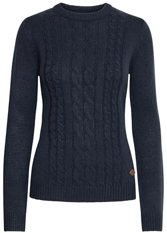 OXMO OXCarryone Damen Strickpullover Grobstrick Pullover