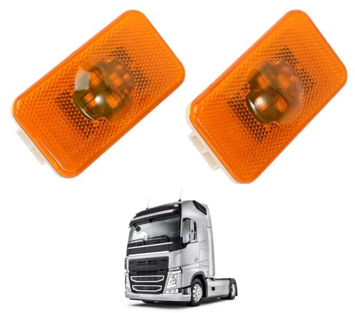 FanPaYY 2 Stück Seitenmarkierungsleuchte Positionslicht für Volvo FH4 FH FM Renault T 20398660 20789440 7482392733