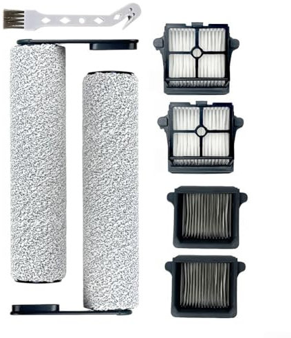 Waschbare Walzenbürste und Filter Set für Tineco Floor S7 Pro Akku-Reiniger, entfernt effektiv Staub und Schmutz