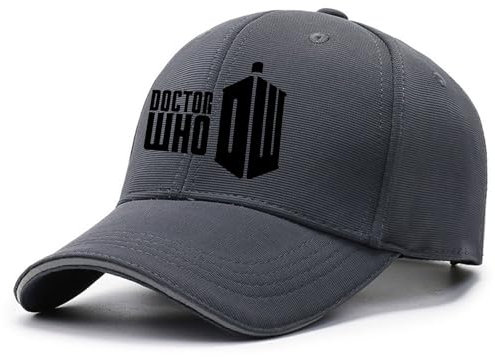 Ovlize Hut Basecap Herren Doc.tor Who, Freizeit Verstellbar Baseballcap aus Baumwolle, Atmungsaktiv Basecap für Draussen Sport oder auf Reisen, Baseballcap(Dark Navy)
