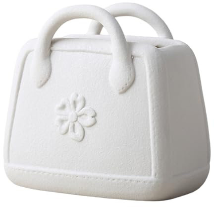 Vaso della borsa, vaso in ceramica a forma di borsetta floreale, creativo moderno piccolo fiore per centrotavola per matrimoni decorazioni per la casa