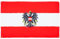 AZ FLAG Österreichische Flagge mit Adler, 150 x 90 cm, mit 4 Ösen, Österreichischer Pavillon für Balkon oder Wand