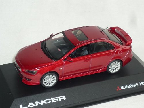 Mitsubishi Lancer Limousine Rot Mit Spoiler Und Frontlippe Ab 2007 8. Generation Cyo 1/43 Vitesse Modell Auto Modellauto