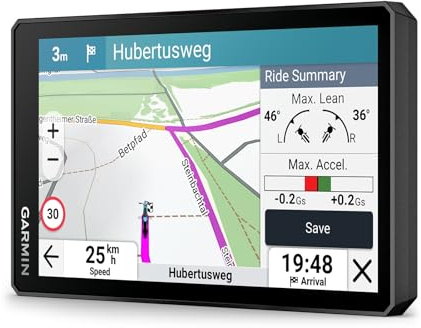Garmin zūmo XT3 - Motorrad-Navi, 4,7 (11,8 cm) HD-Farbdisplay, Satellitenbilder, Michelin-Strecken, Neigungswinkelanalyse, Verkehrs- und Wetteranzeige, Lap Time Übersicht, Drag Race Timer