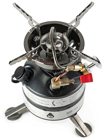 Fornello da campeggio multicombustibile, fornello a benzina portatile ad alta potenza da 2120 W con adattamento all'altitudine per il campeggio all'aperto