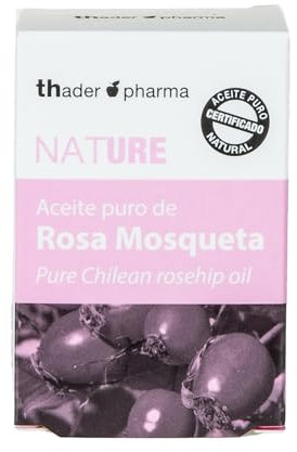 Thader Pharma Nature - Olio puro di rosa canina, anti-invecchiamento, ristoratore e illuminante, 10 ml