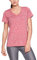 Under Armour Tech Short Sleeve V - Twist, Ladies T Shirt Made of 4-Way Stretch Fabric, Ultra-light & Breathable Running Apparel Women, Pink (671), L