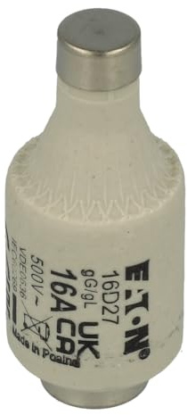 16D27 | 16D27 | BUSSMANN LOW-VOLTAGE INDUSTRIAL FUSE, SICHERUNG-D2 16A T GL/GG 500VAC E27