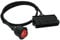 COMeap 24 Broches ATX Alimentation LED Rouge Allumé éteint Changer Pont de Cavalier Adaptateur Tressé Câble 21,5 Pouces (55 cm)