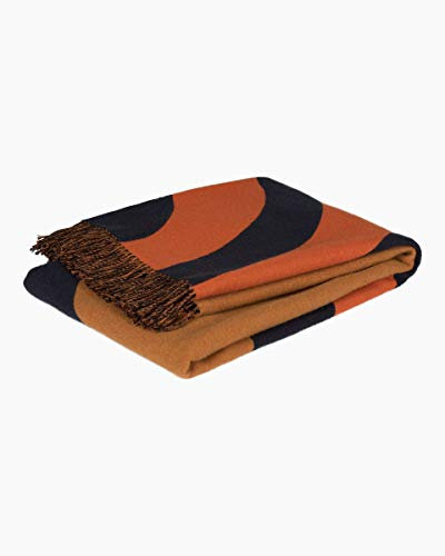 Marimekko - Decke - Keisarinkruunu - Braun-Schwarz-Orange - 130 x 170 cm