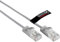 rhinocables Slim CAT 6 High-Speed Gigabit Ethernet Cable - Patch Network Lead for LAN| Snagless UTP Design, LSZH Jacket | RJ45 Connector for Internet, Router, Modem, Smart TV, PC & More (3m, White)