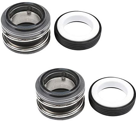 Othmro Mechanische Wellendichtring Ersatz XJ-25 für Pumpenwelle Wasserpumpen Welle Mechanische Abdichtung Legierung Kunststoff 2pcs