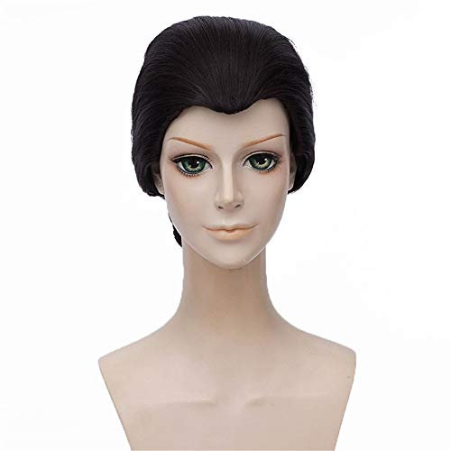 LanTing The PROMISED NEVERLAND ISABELLA Black Short cosplay perücke Frau kurz cosplay Wig perücke karneval fasching Halloween Party