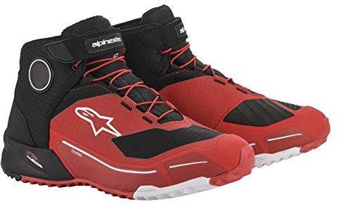 Alpinestars Men Cr-x Drystar Motorcycle Shoes (Red/Black, 11 (44)) Sneaker, 10 UK