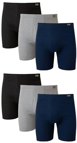Hanes Men's Tagless Boxer Briefs, 6 Pack