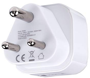 South Africa Südafrika Adapter Plug Reisen Stecker Typ M zu EU Europe European Typ C E F Steckdose für Spain ES France FR Italy Italian IT Germany DE Denmark Dänemark Griechenland Universal 3 Pin