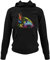knut Fashion & Streetwear Damen Hoodie Kapuzensweatshirt Motiv Bullterrier Frauen Kapuzenpullover Sweatshirt für echte Miniatur Bullterrier Fans Schwarz Soft Rose Weiß und Gr. XS-3XL (Schwarz, XL)