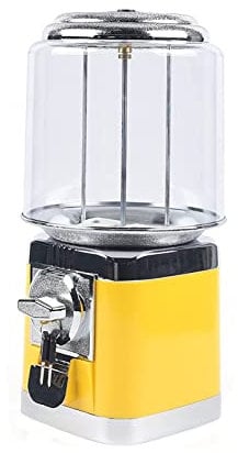 Commercial Mini Supply Automatic Candy Machine, Toy Vending Machine, Empty Machine For 32mm Candy Chocolate Beans, Thanksgiving Christmas Kids Gift (Color : Yellow)