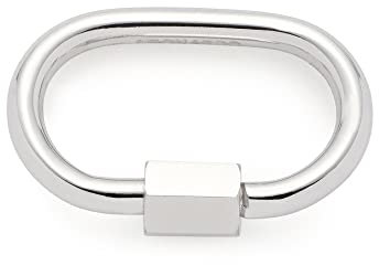 JEWELS BY LEONARDO Joker Clip & Mix Lora • Zwischen-Ring aus silberfarbenem Edelstahl • perfekt zum Einhängen von Anhängern oder verlängern von Basic-Ketten • Schmuck Geschenk für Frauen • 021817