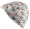 Sterntaler Knotenmütze Schmetterling - Babymütze aus Flammgarn-Jersey mit allover Print Schmetterlinge - Mädchen Turban Mütze - modische Beanie Baby und Kinder Mütze - Übergangsmütze, ecru, Größe 45