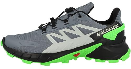 SALOMON Supercross 4 Shoes Code 473158, Grey Black Green, 9 UK