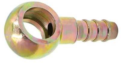 Unifizz Auto 5/16 8 mm ID Schlauchstutzen 14 mm Banjo Fitting Kraftstoffbremsleitung Adapter Anschluss für Motorrad