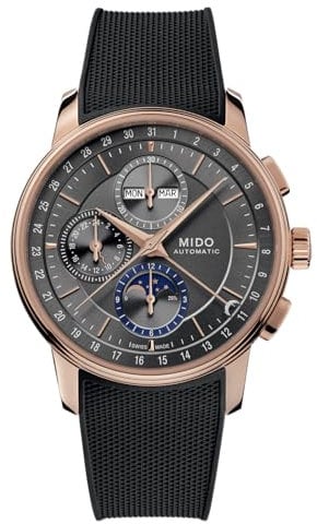 MIDO Baroncelli M0276253706100 Herren Automatikchronograph 60h Gangreserve