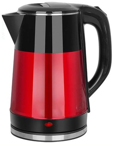 ZORZA Electric Kettle Red,Stainless Water Kettle Electric,2.5L High capacity Electric Kettle,360° Swivel Base,for Travel, Home, Office,red,2.5L