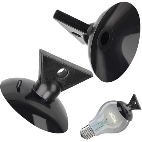 ZEACCT 10-Pack Bulb Removal Tool with Suction Cup - Lightweight and Durable Replacement Tool for LED, Halogen, GU10, and MR16 Bulbs - Easy to Use and Safe for Lamp Maintenance (Black)