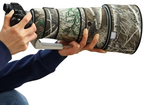 ROLANPRO Waterproof Lens Cover Camouflage Rain Cover for Sony FE 300mm F2.8 GM OSS Lens Protective Sleeve Lens Rain Coat-#27 Jungle Waterproof