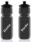 SLUXKE 700ML Fahrrad Trinkflasche, Squeeze Trinkflasche, Rennrad Flaschen, Auslaufsicher Fahrradflaschen, Geeignet für Outdoor, Fitness, Radfahren, Laufen, BPA Free (Schwarz und Schwarz)