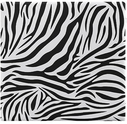 Weiche und bequeme Sitzkissen, 38 x 35 cm, Schwarz, schlichtes Zebra-Stuhlkissen für Wohnzimmer, Büro, Auto